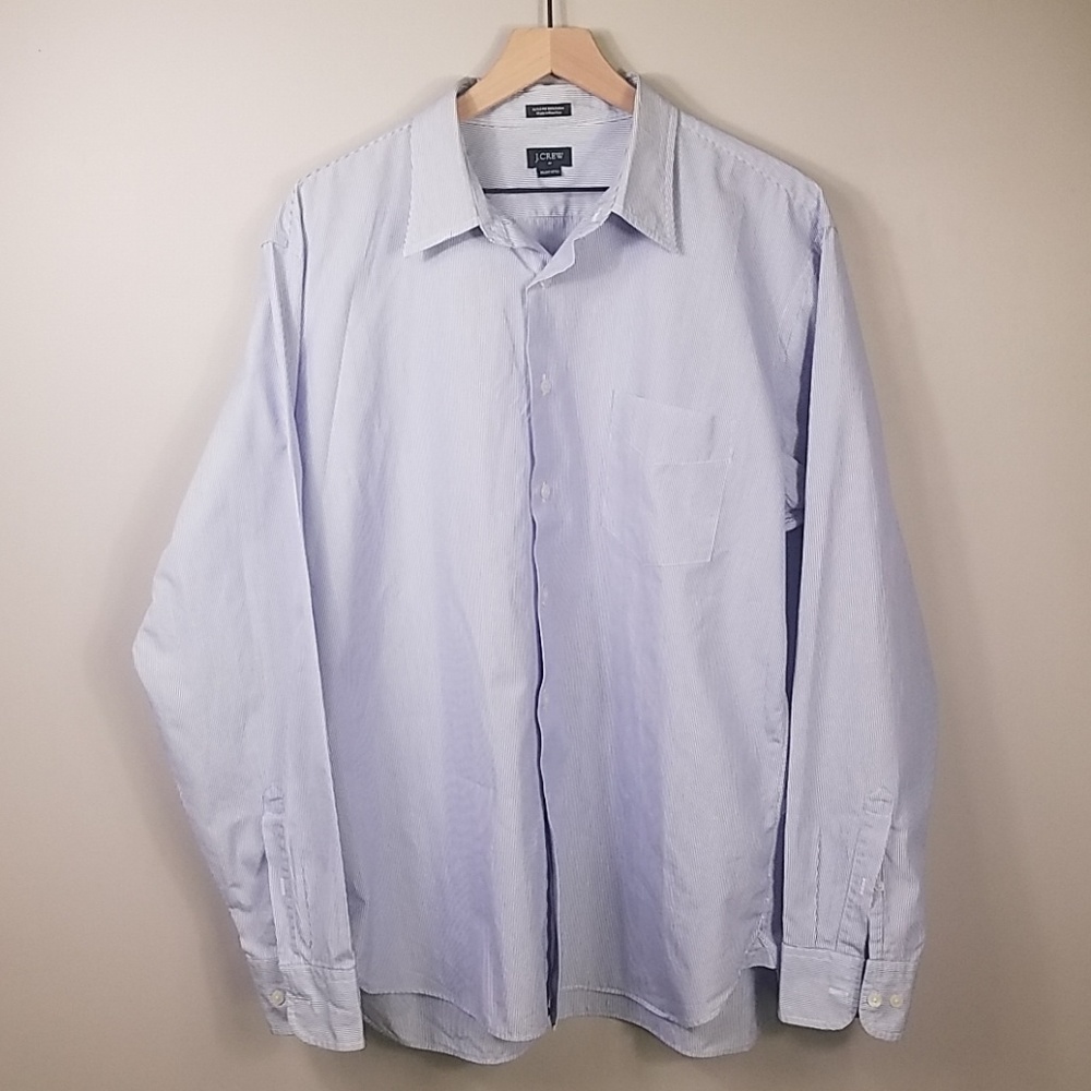 J.Crew Dress Pinstripe Shirt XL